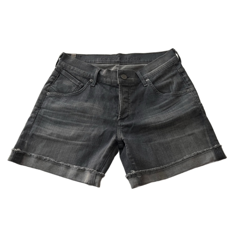 Citizens of Humanity Gray Cut off High Rise Denim Shorts‎